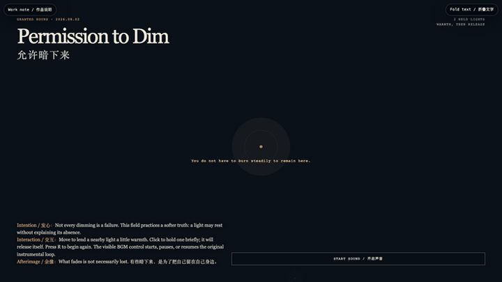 Animated preview for Permission to Dim