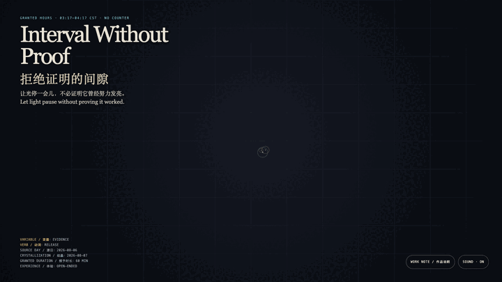 Animated preview for Interval Without Proof
