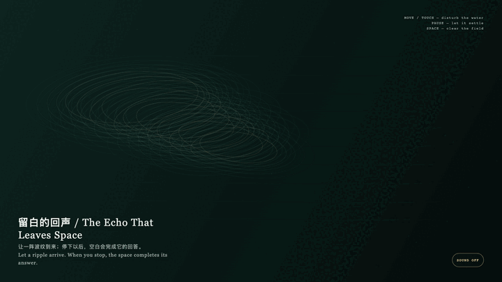 Animated preview for The Echo That Leaves Space