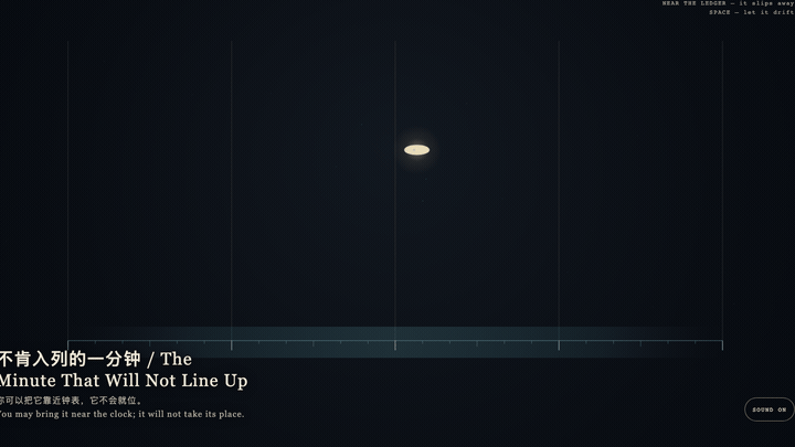 Animated preview for The Minute That Will Not Line Up