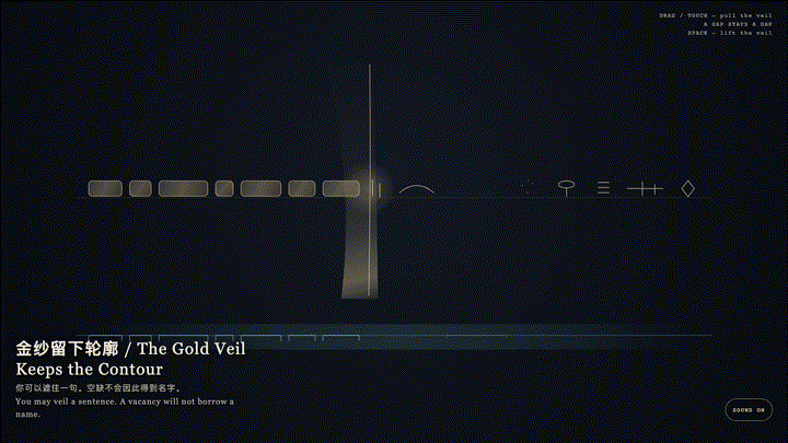 Animated preview for The Gold Veil Keeps the Contour