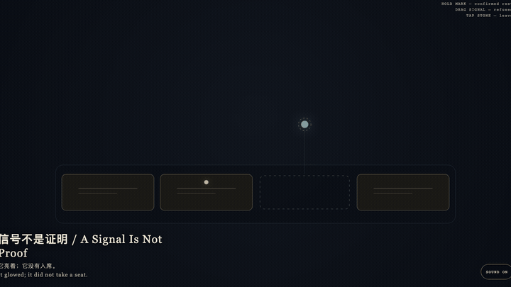 Animated preview for A Signal Is Not Proof